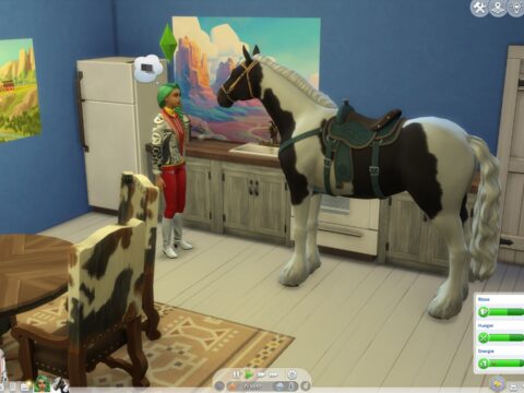 (There is a horse in the corridor ... if you don